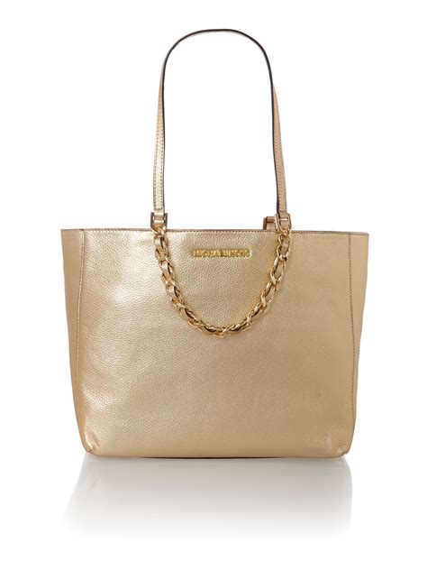 goudkleurige michael kors tas|Women's Gold Totes .